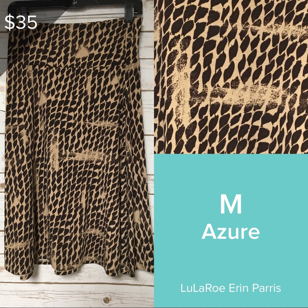 Medium LuLaRoe Azure skirt